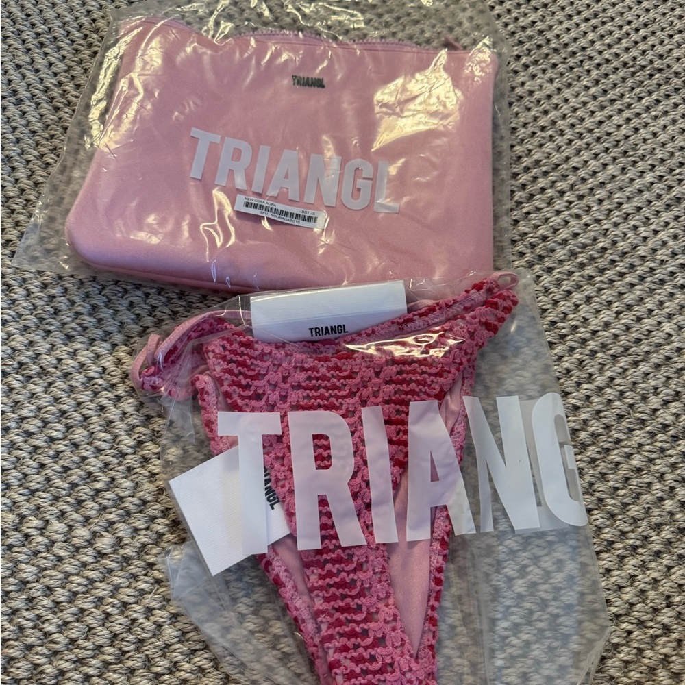 NWT Triangl Cora Alina Crochet Bottom Only - S, Cheeky